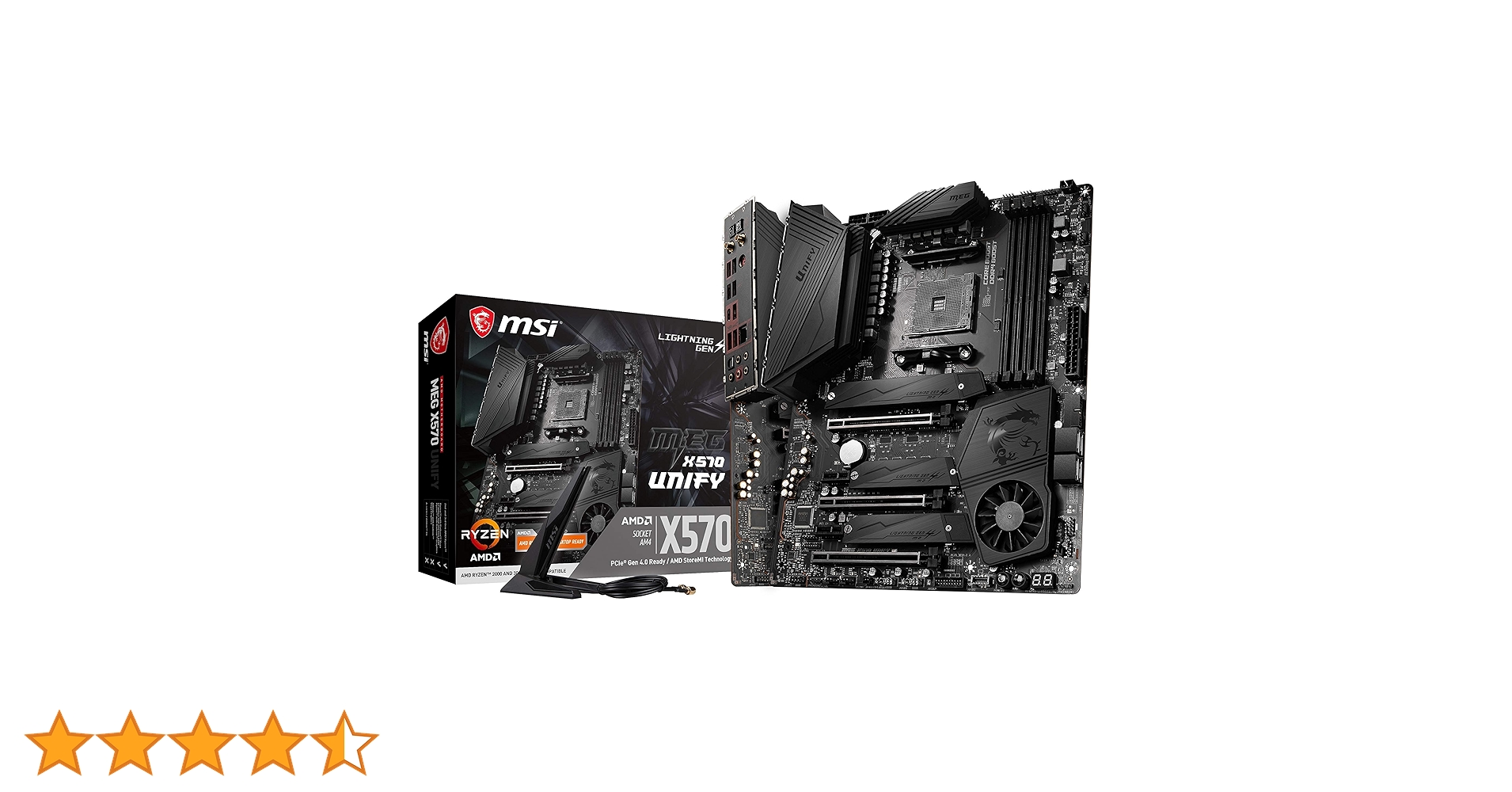 MSI Meg X570 Unify Motherboard (AMD AM4, DDR4, PCIe 4.0